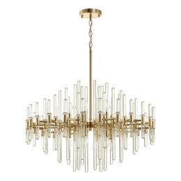Odeon light 4988/12 HALL ODL22 551 золотой/стекло Люстра E14 12*40W STIKA  купить